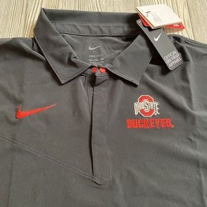 Nike Ohio State Buckeyes Logo Pullover Windshirt Men’s XXL Black DN5631-010 New